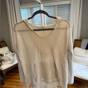 Soft Joie Cream Scoop Neck Sweater